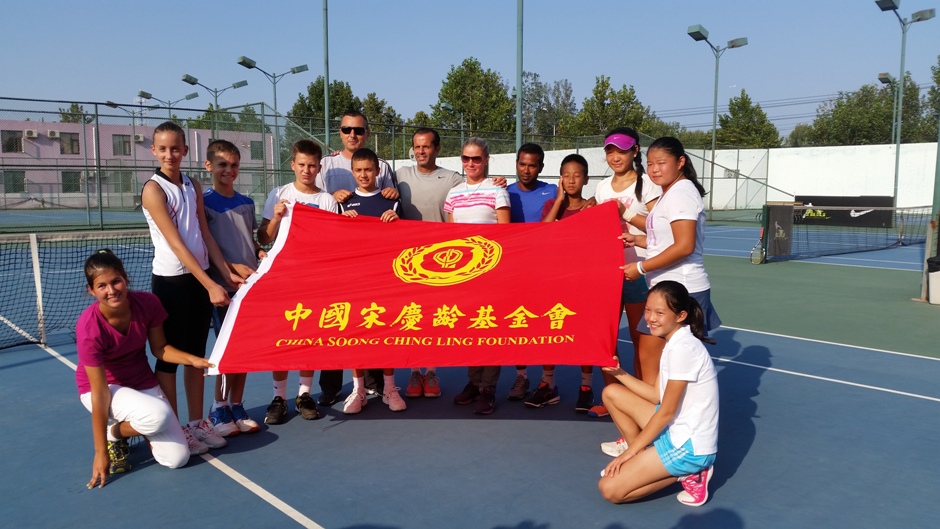 Ivan Petković, teniski trener i vlasnik TK Haron, susret srpskih i kineskih juniora tokom ATP/WTA turnira u Pekingu