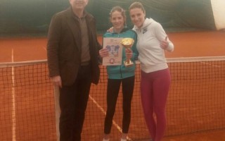 Nevena Kolarević, pobednica, Otvoreno prvenstvo Beograda u tenisu za devojčice do 12 godina, Teniski klub Classics, predsednik TK Classics Milan Slavković