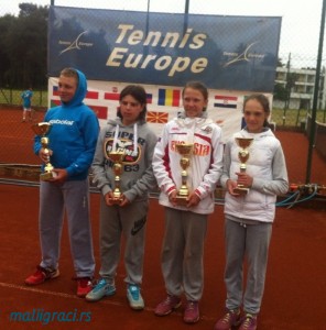 Bellevue Cup 2015, U12 Tennis Europe, Улцињ, Црна Гора, 26.4-3.5.15.