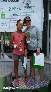 Ива Дивац трећа на Krka Cupu 2015 U12, Оточец на Крки, TE, Словенија