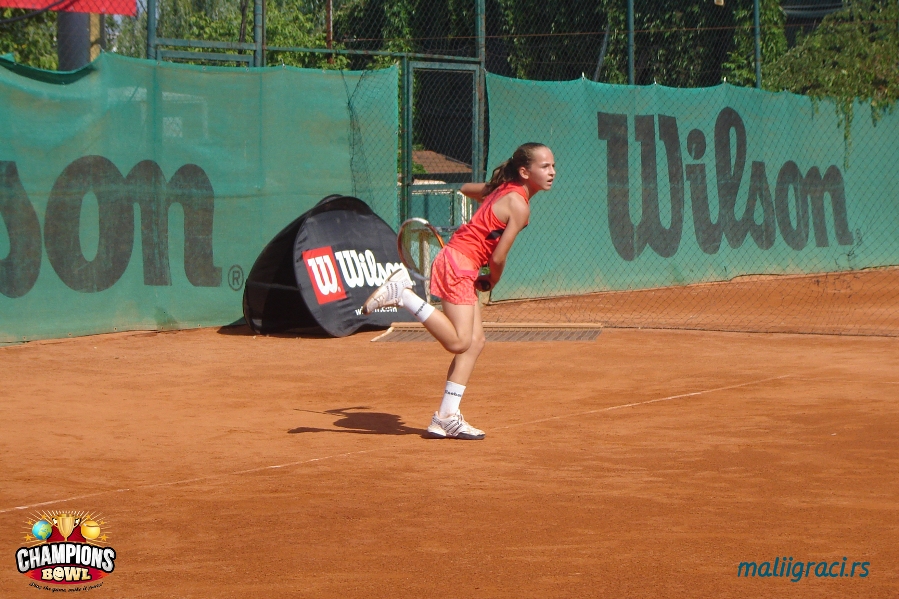 Jovana Grujić, 8. teniske nade, Champions Bowl 2015, Teniski klub Haron Beograd