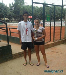 Две титуле у синглу и две у дублу за српске представнике на Neotel Open 2015 TE U16 у Скопљу