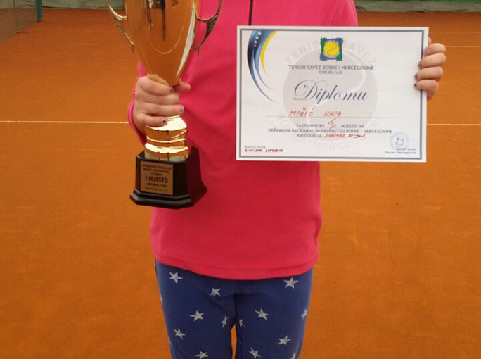 Nina Mišić, Državno dvoransko prvenstvo Bosne i Hercegovine do 12 godina, Tenis Head akademija Sarajevo