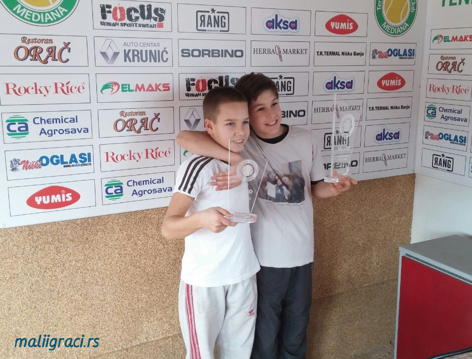 Zoran Ludoški, Krsta Petrović, Mediana Open do 12 godina, Teniski klub Mediana Niš, RockyRice
