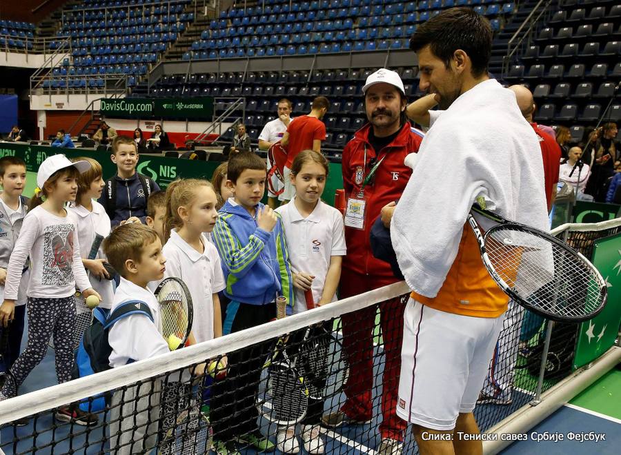 Novak Đoković, Teniski savez Srbije, NIS Otvorena škola tenisa