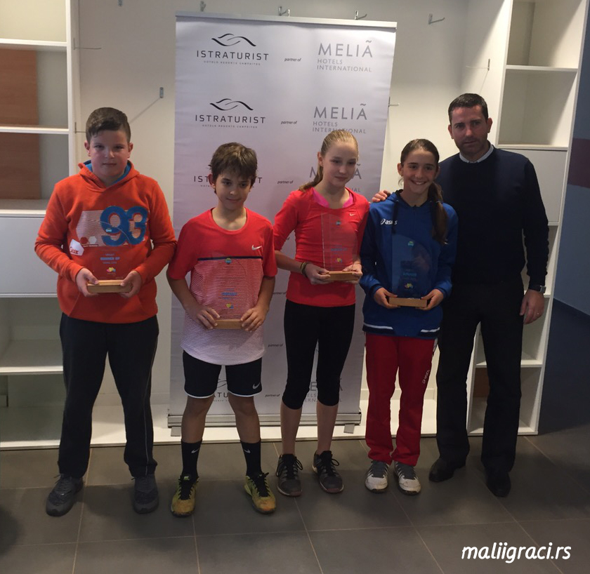 Mili Poljičak, Dino Prižmić, Katerina Dimitrova, Nadezda Khalturina, Greblo, Umag Tennis Academy, Memorijal Slavoj Greblo Umag, Tennis Europe Junior Tour 2016