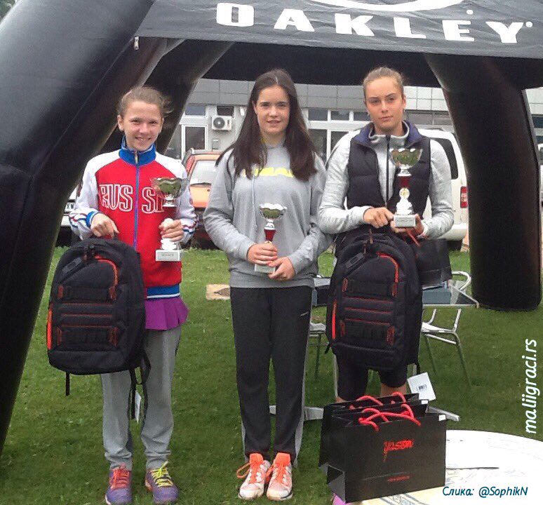 Oksana Selekhmeteva, Reka Zadori, Andrijana Stoilkovic, Yason Cup 2016 Novi Sad, Teniska akademija Elite Novi Sad, Tennis Europe Junior Tour