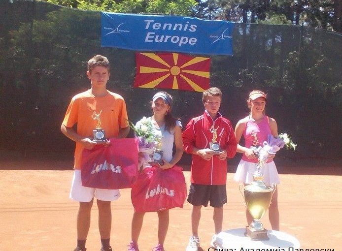 Djordji Jankulovski, Jana Ognjanovska, Vedran Radonjanin, Anastasia Paraskevoudi, Bitola Open 2016 U12, Teniski klub Bitola Bitolj, Akademija Pavlovski, Tennis Europe Junior Tour