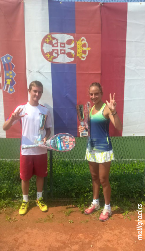 Елена Миловановић и Кристиан Јухас победници ЕТА U16 Open RTC Barcelona 1899-Sarajevo 2016 у Сарајеву