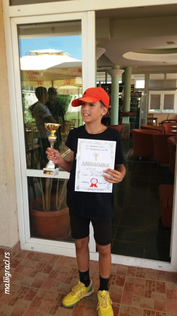 Krsta Petrović, Otvoreno prvenstvo Aranđelovca do 14 godina, Teniski klub Ivančević Sport Aranđelovac