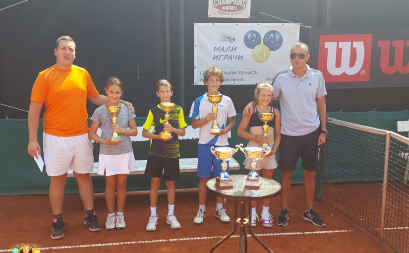 Mia Ristić, Elena Konjikušić, Edin Mulalić, Marko Nikolić, Veljko Vasić, Ivan Petković, 9. teniske nade, Champions Bowl 2016, Teniski klub Haron Beograd