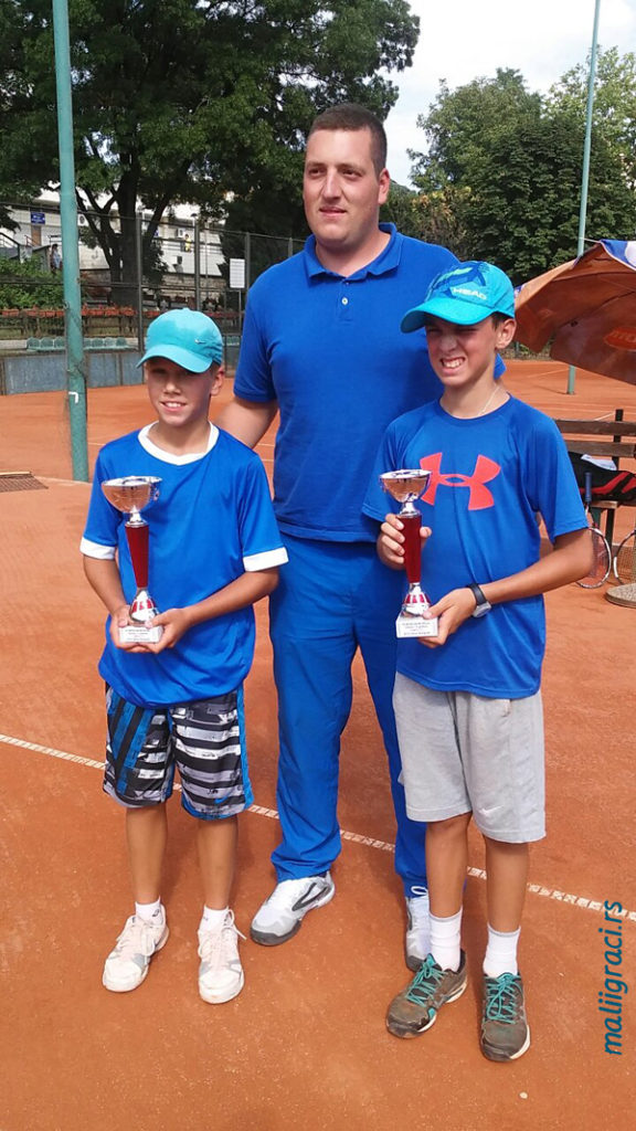 Vuk Rađenović, Zoran Ludoški, Veljko Vasić, Mišin memorijal 2016 do 12 godina, Teniski klub Olimp Beograd