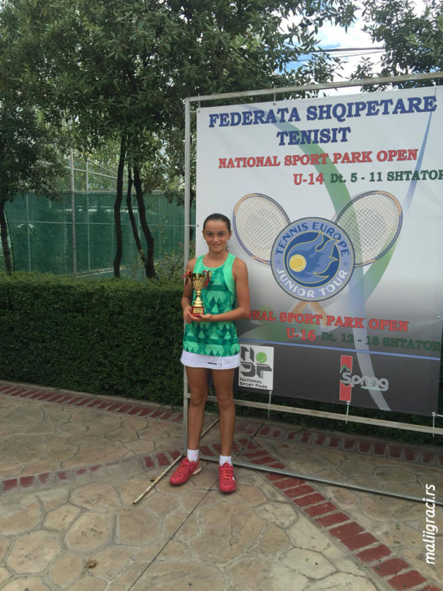 Фатма Идризовић друга на National Sport Park Open ТЕ U14 у Тирани