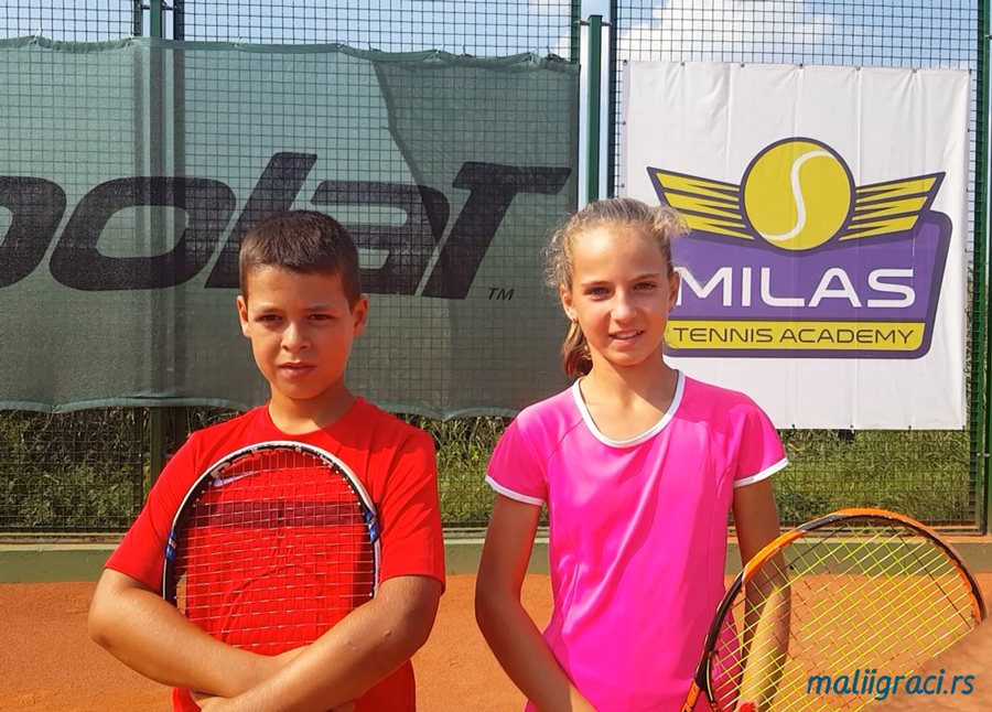 Jovana Grujić, Marko Maksimović, Teniska akademija Milaš Srbija Nova Pazova