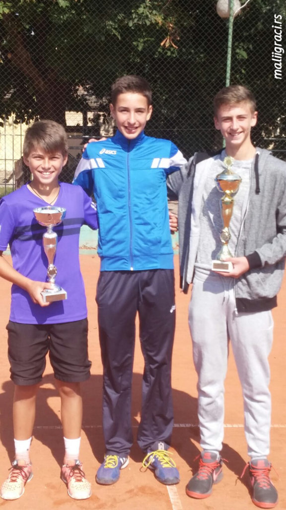 Marko Topo, Filip Mandović, Oliver Sabo Rac, Berba grožđa do 14 godina, Teniski klub Vršac
