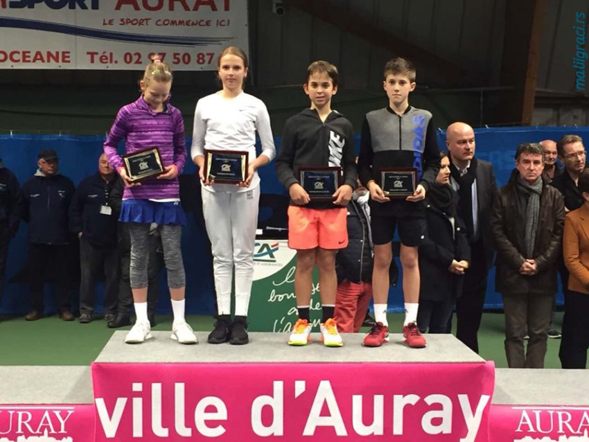 Open Super 12 Auray 2017, U12 Tennis Europe, Ореј, Француска, 18-26.2.17.