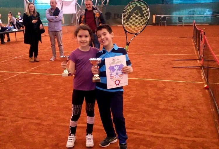 Aleksa Ranđelović, Anastasija Čolović, Otvoreno prvenstvo Beograda za devojčice do 8 godina crveni nivo, Teniski klub Dril Beograd