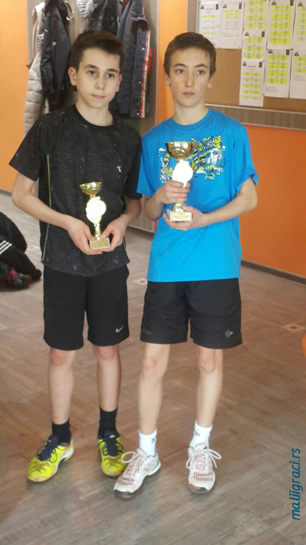 Andrej Rajak, Stefan Đurašinović, Otvoreno prvenstvo Sombora za dečake do 12 godina, Teniski klub Orange Sombor