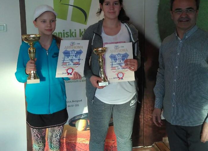 Dorotea Milosavljević, Milica Radunović, Otvoreno prvenstvo Beograda za devojčice do 14 godina, Teniski klub Banjica Beograd