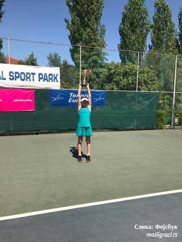 Фатма Идризовић победница Tirana Open ТЕ U14 у Тирани