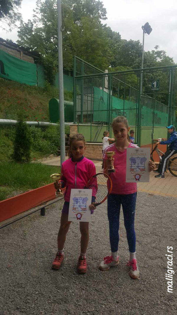 Gala Ivanović, Lenka Vuksanović, Otvoreno prvenstvo Beograda za devojčice do 10 godina zeleni nivo, Teniski klub Victoria Beograd