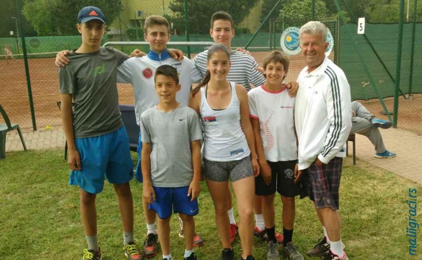 Lea Rupnjak, Petar Teodorović, Filip Mandović, Oliver Sabo Rac, Luka Rupnjak, Krsta Petrović, Nikola Četnik, Pécs Junior Tennis Cup U14, Tennis Europe Junior Tour, Pečuj, Hungary, Mađarska