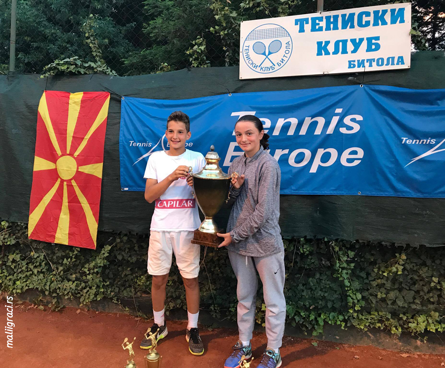 Fatma Idrizović, Petar Jovanović, Bitola Open 2017 U14, Tennis Europe Junior Tour, Teniski klub Bitola