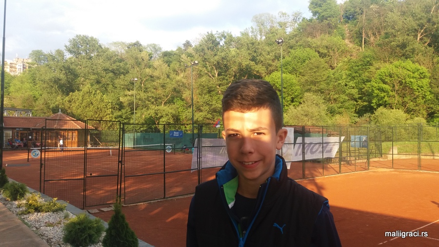 Mali teniser Milan Cvetković, TK Sportissimo Kruševac