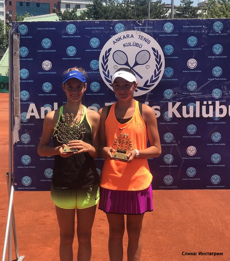 Fatma Idrizović, Kristina Volgapkina, Hitit Cup Ankara Turska, Ankara Turkey, Tennis Europe Junior Tour