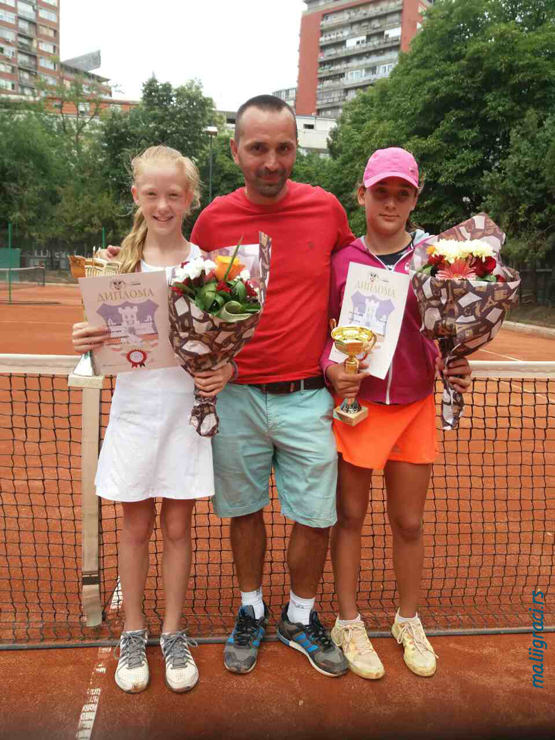 Klara Vaja, Tijana Ćurčin, Ljuba Prodanović, Otvoreno prvenstvo Beograda za devojčice do 12 godina, Teniska akademija Tipsarević Beograd