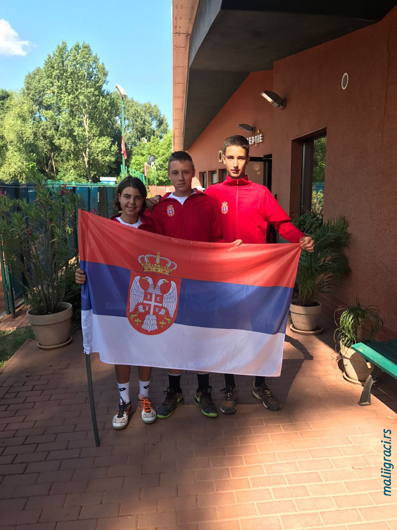 Stefan Popović, Hamad Međedović, Filip Mandović, Reprezentacija Srbije do 14 godina, European Summer Cups 2017, Teniski savez Srbije