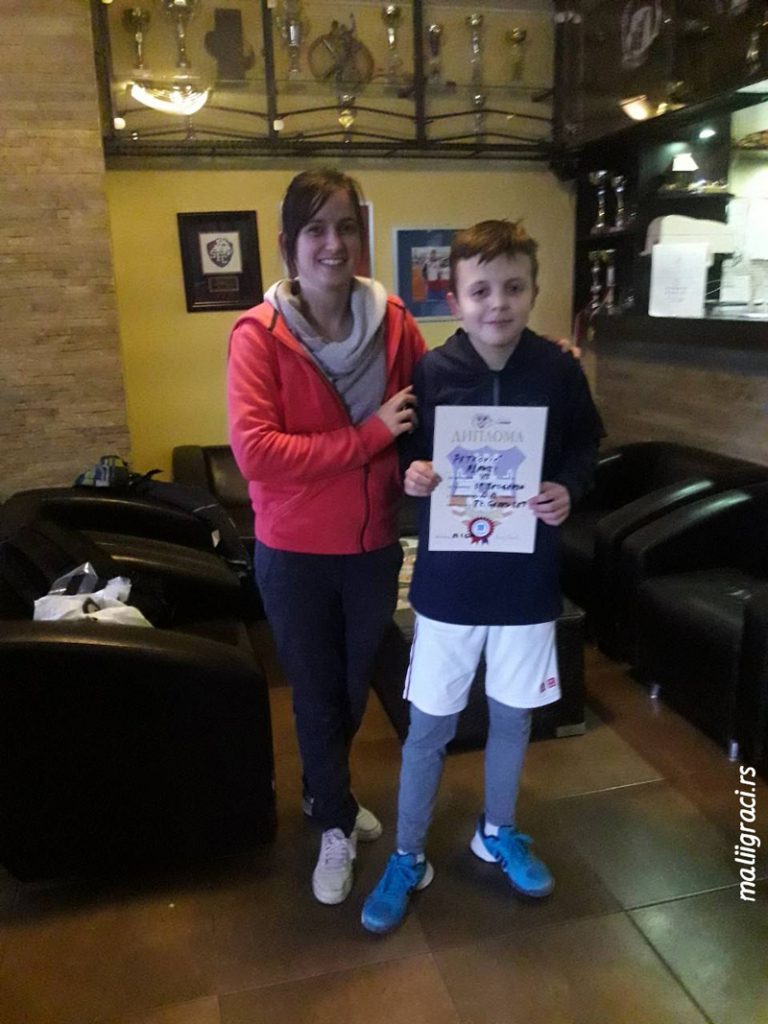 Aleksa Petković, Milica Dajin, Otvoreno prvenstvo Beograda za dečake do 12 godina, Teniski klub Green Set Beograd