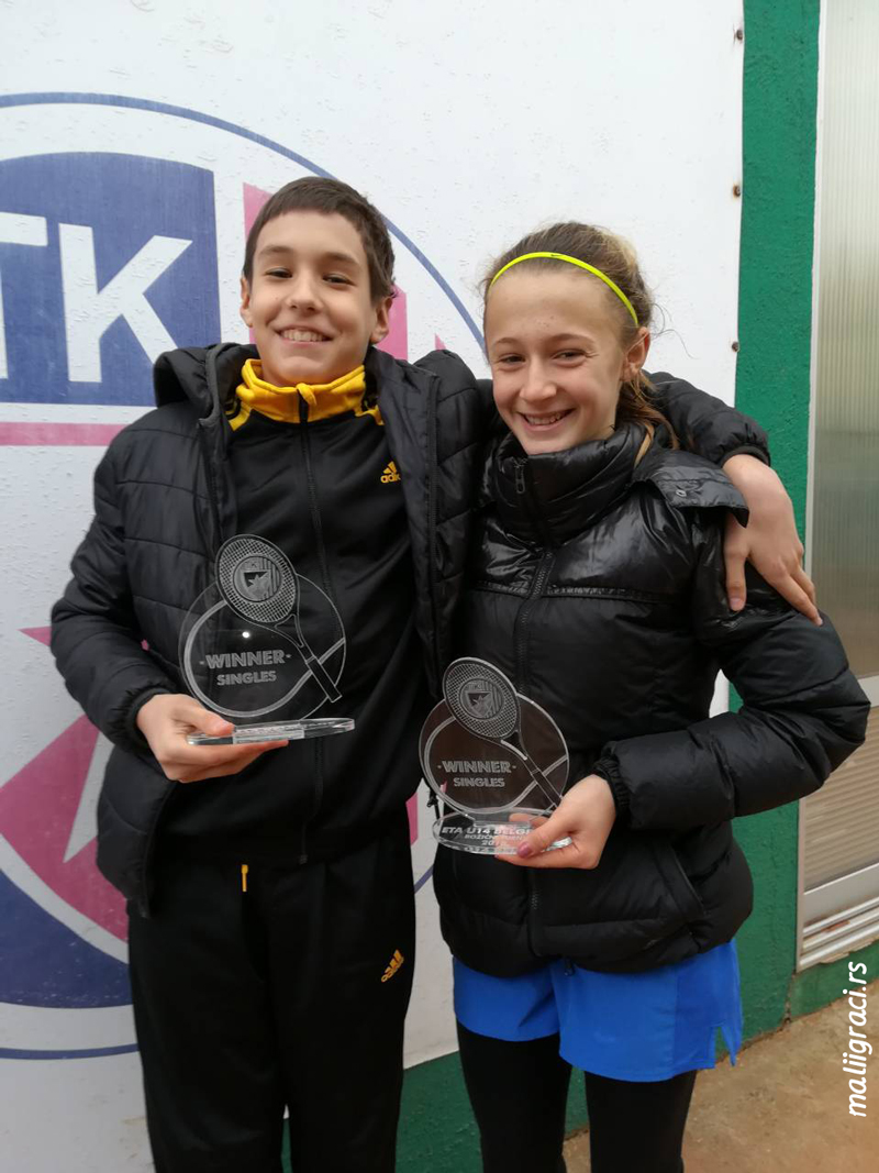 Krsta Petrović, Jana Stojanova, Božićni turnir, BOZICNI TURNIR 2018 U14, Teniski klub Crvena zvezda Beograd, Tennis Europe Junior Tour