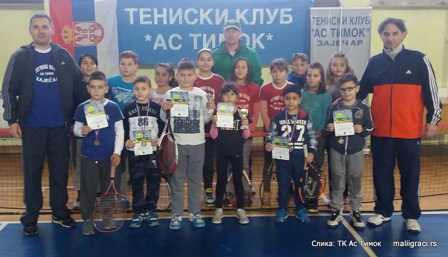 Otvoreno prvenstvo Zaječara do 8 godina crveni nivo, Teniski klub As Timok Zaječar