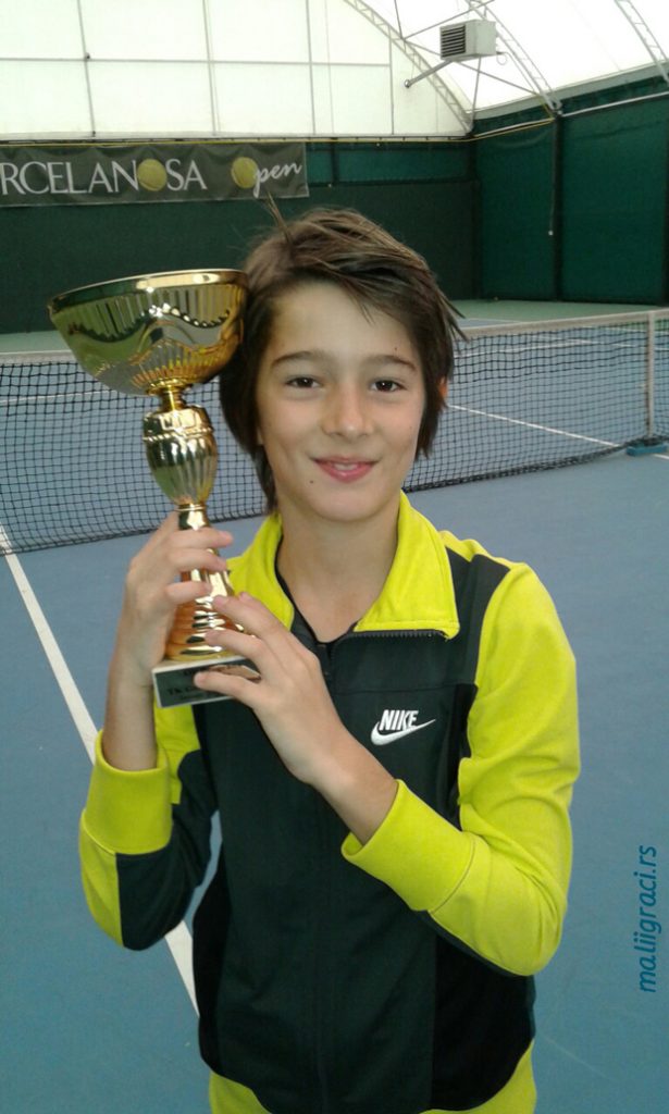 Ognjen Milić, Otvoreno prvenstvo Beograda za dečake do 12 godina, Teniski klub Green Set Beograd