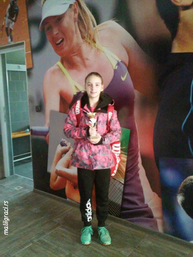 Teodora Kostović, Zimsko prvenstvo Vojvodine do 12 godina, Teniski savez Vojvodine, Vojvođanski teniski savez, Teniski klub Orange Sombor