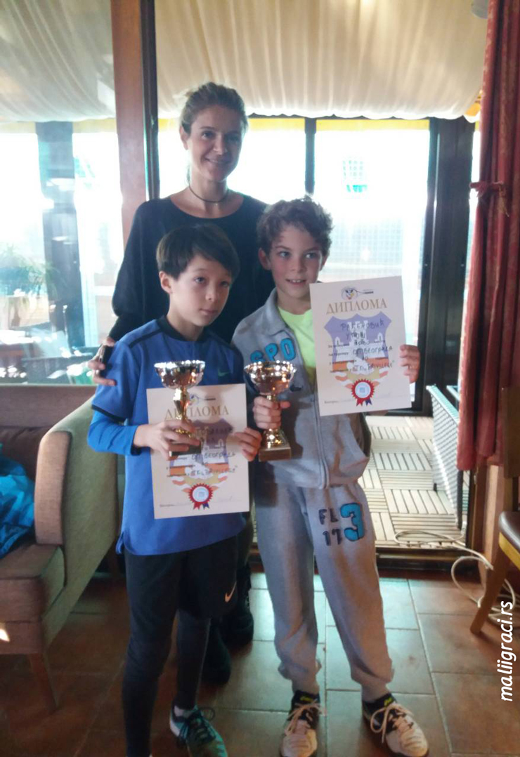 Uroš Rađenović, Samuil Čestovaliev, Aleksandra Vasić, Otvoreno prvenstvo Beograda do 10 godina zeleni nivo, Teniski klub Privilege Beograd