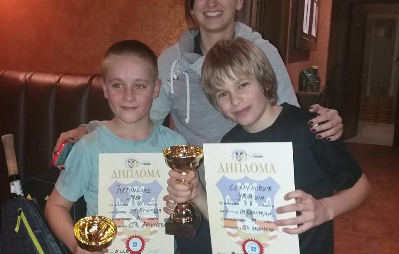 Uglješa Sofrenović, Luka Ćeramilac, Milica Dajin, Otvoreno prvenstvo Beograda do 10 godina narandžasti nivo, Teniski klub Privilege Beograd, TK Privilege Beograd