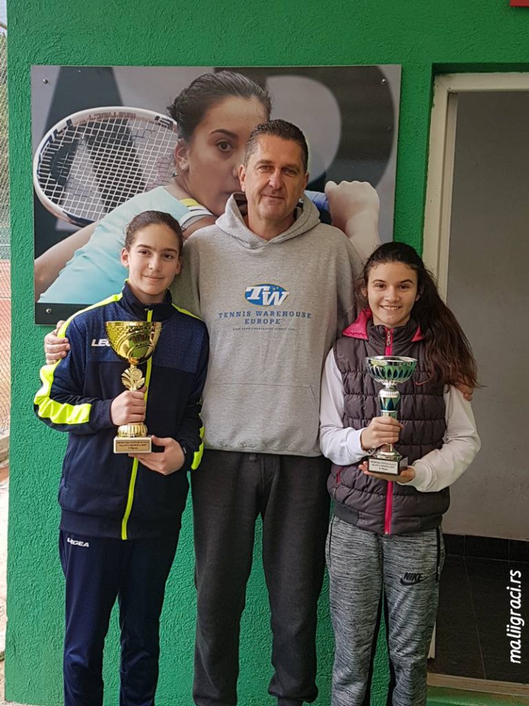 Tea Nikčević, Anđela Mrvaljević, Dado Miletić, Zlatna mimoza 2018, Otvoreno prvenstvo Herceg Novog do 14 godina, Teniski klub Herceg Novi