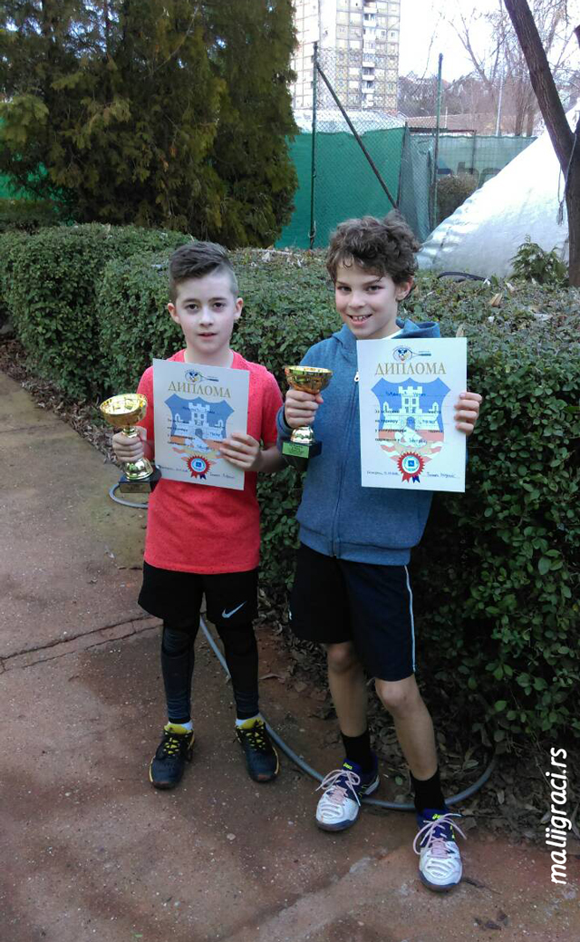 Uroš Rađenović, Vanja Nikolić, Otvoreno prvenstvo Beograda do 10 godina zeleni nivo, Teniski centar Master Beograd