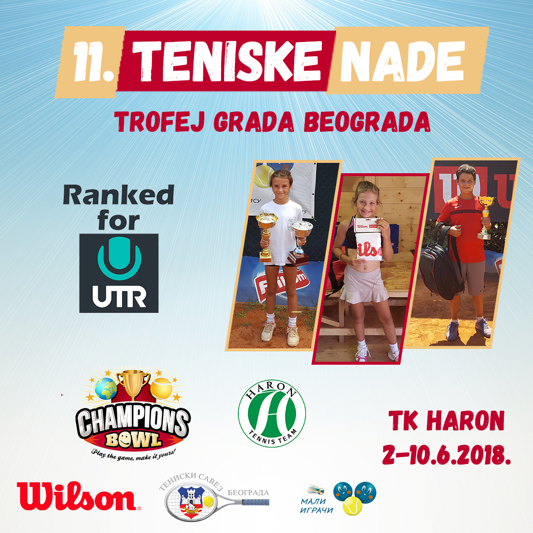 11. Teniske Nade i UTR, TK Haron Beograd, Universal Tennis Rating UTR