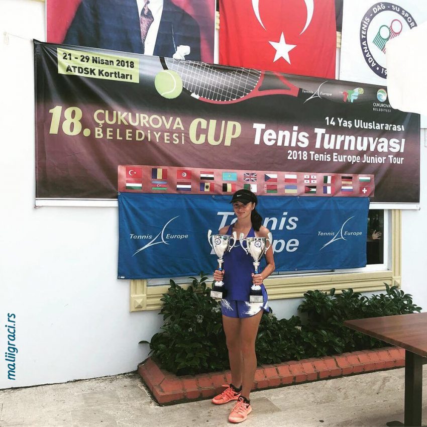 Фатма Идризовић освојила дуплу круну на ETA U14 Cukurova Cup у Адани, Турска