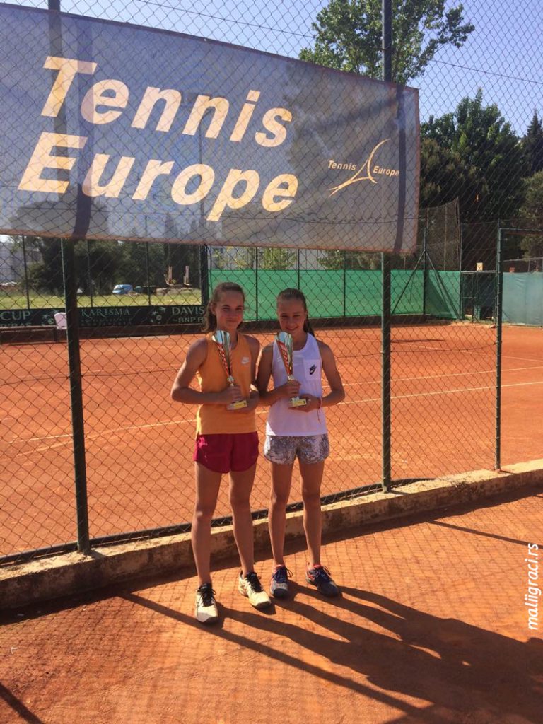 Dunja Marić, Jovana Grujić, Bellevue Cup 2018 U12 Ulcinj Crna Gora, TK Bellevue Ulcinj, Tennis Europe Junior Tour