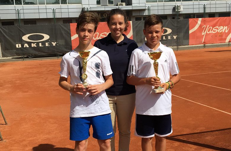 Luka Ilić, Damjan Stojković, Ana Jović, Prvenstvo Vojvodine do 12 godina, Teniski savez Vojvodine, Vojvođanski teniski savez, Teniska akademija Elite Novi Sad