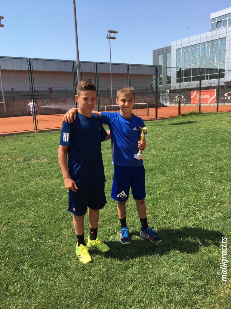 Luka Ilić, Jovan Bjelobrk, Prvenstvo Vojvodine do 12 godina, Teniski savez Vojvodine, Vojvođanski teniski savez, Teniska akademija Elite Novi Sad