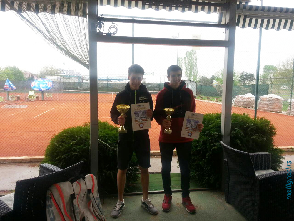 Luka Kalenić, Mihajlo Lasica, Otvoreno prvenstvo Beograda za mladiće do 16 godina, Teniski klub Balans Beograd