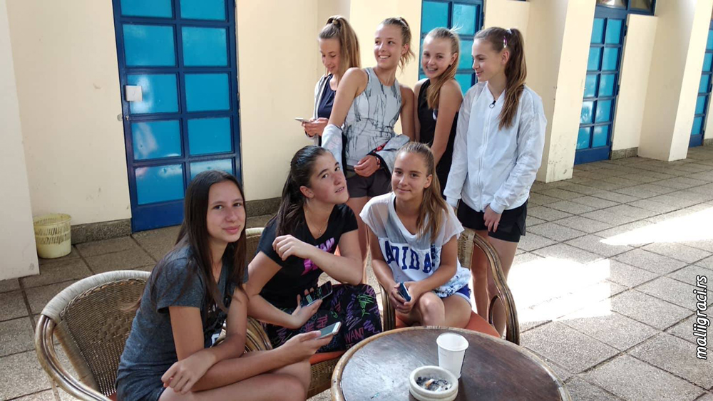 Stella Knez, Sara Svetac, Lana, Tena Rajki, Andrea Obradović, Lea Rupnjak, Marijana Majetić, Mladost Grill Open 2018 U14, Tennis Europe Junior Tour, Zagreb, Hrvatska, Croatia, HATK Mladost Zagreb