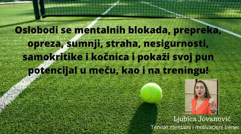 Ljubica Jovanovic trener za mentalnu pripremu tenisera