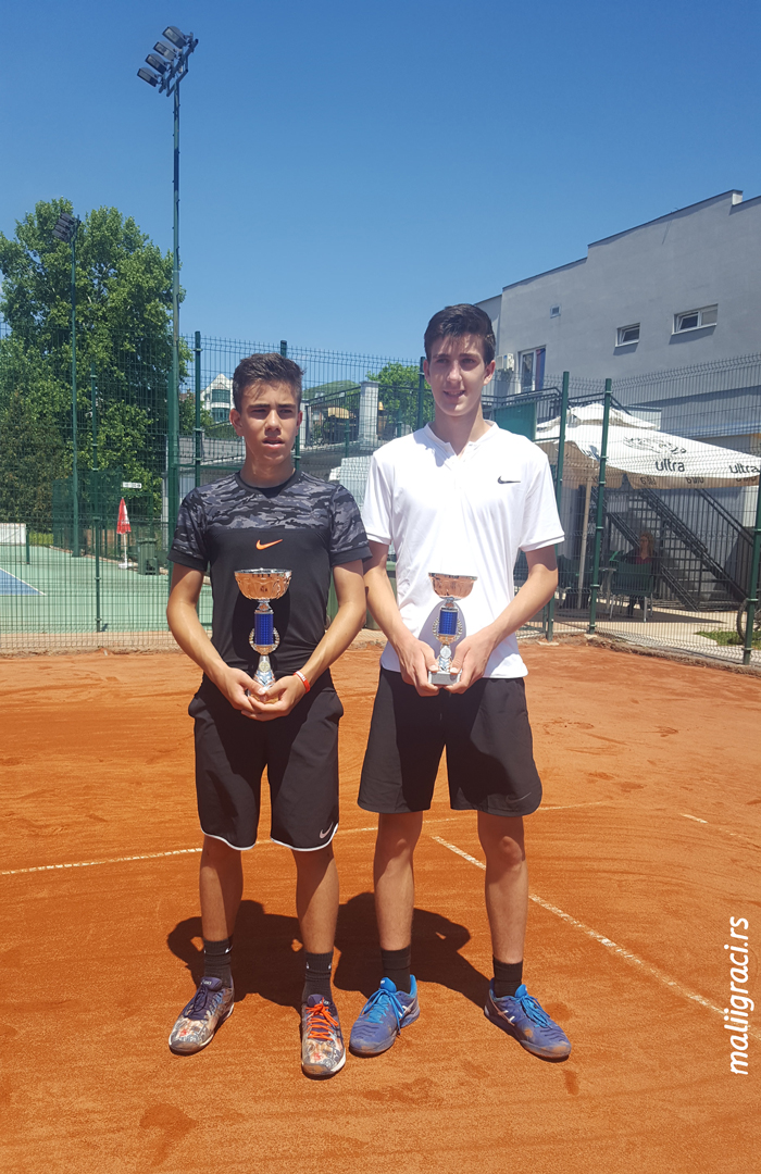 Marko Jovanović, Nikola Mitrović, Otvoreno prvenstvo Novog Sada do 16 godina, Teniski klub Sajmište Novi Sad