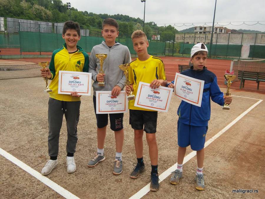 Bakir Škrijelj, Jovan Mašanović, Amar Silajdžić, Danis Eljšan, Tuzla Open do 12 godina, Teniski klub Dramar Tuzla